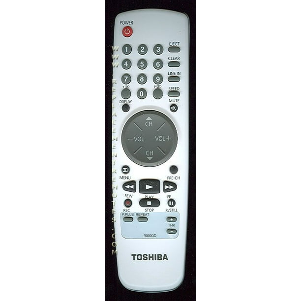 TOSHIBA 00003D TV/VCR Remote Control OEM TOSHIBA 00003D TV/VCR Remote Control OEM